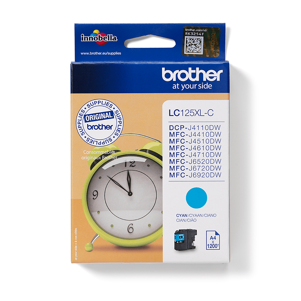 Tinte Brother LC-125XL-C cyan