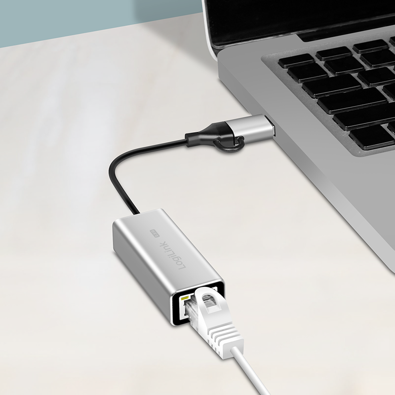 Netzwerkadapter LogiLink USB3.2 Type-C/-A/RJ45 2,5GBit