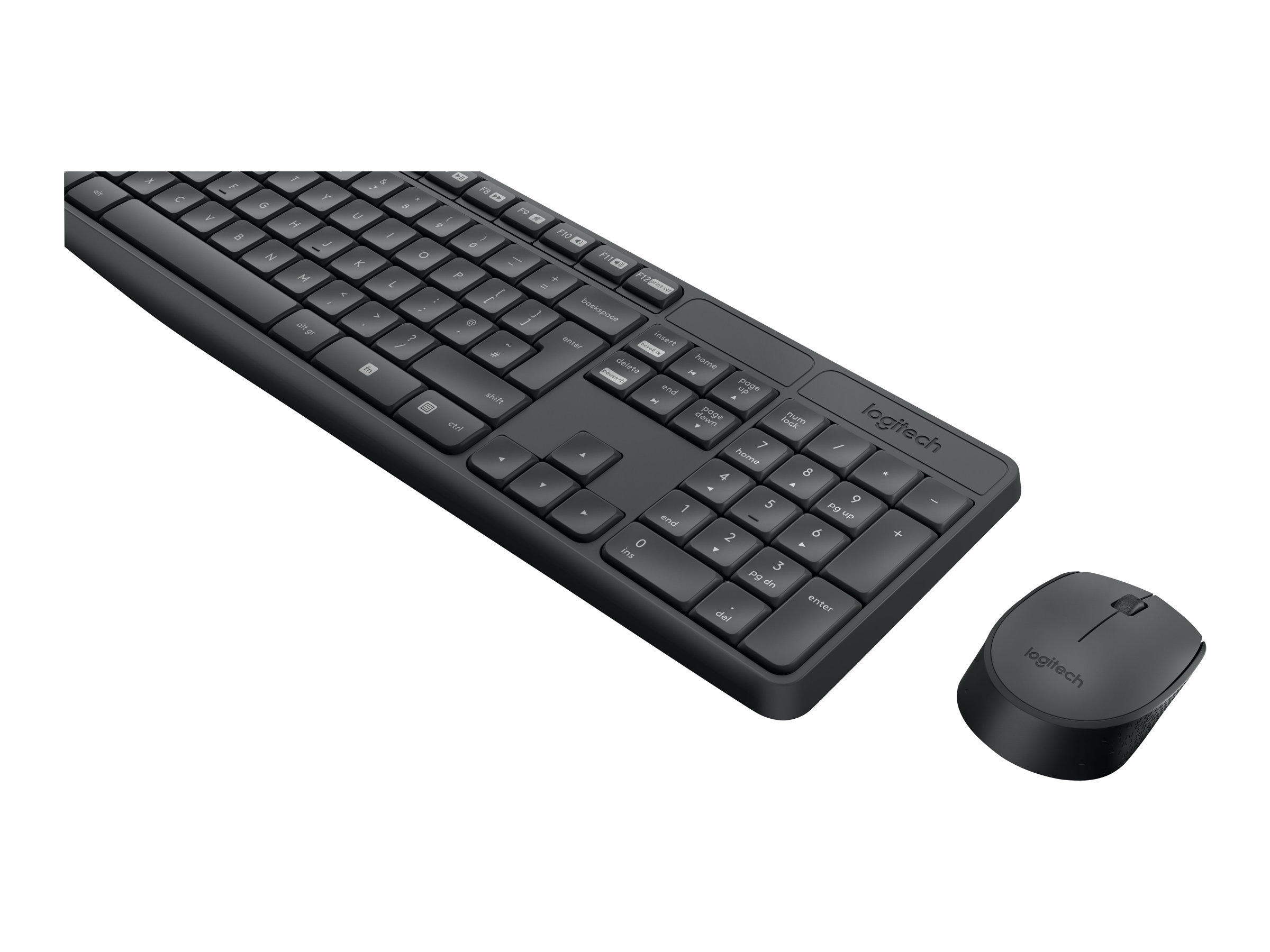 Tastaturset Logitech Wireless Combo MK235 USB schwarz