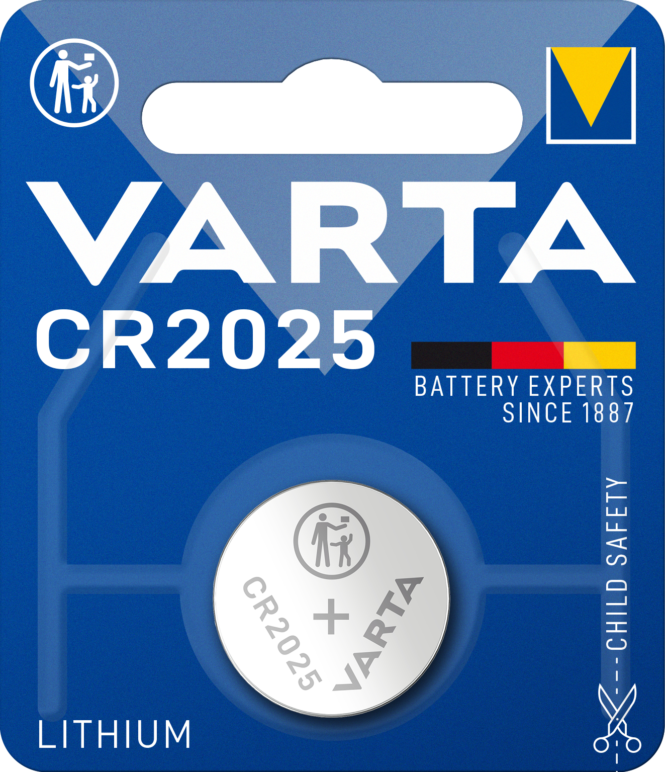 Batterie Varta Knopfzelle Lithium CR2025 3V
