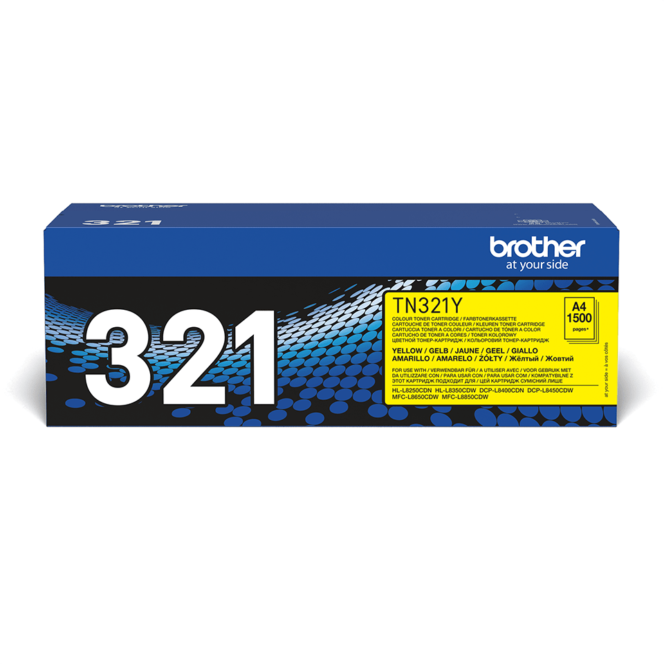 Toner Brother TN-321Y gelb (1.500 Seiten n.ISO/IEC 19752)