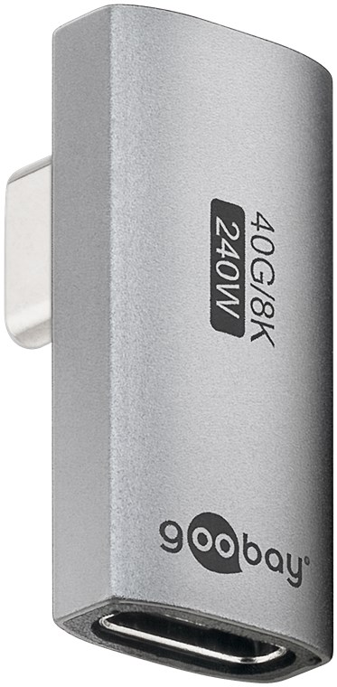 USB-Adapter Goobay USB4 Type-C f/m 90° Winkel