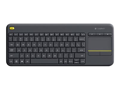 Tastatur Logitech Wireless Touch Keyboard K400 Plus schw.