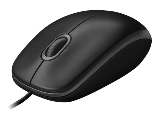Maus Logitech B100 Black Optical Corded USB schwarz
