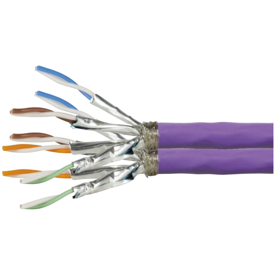 Verlegekabel Diverse Cat7A S/FTP 1200MHz duplex Meterware