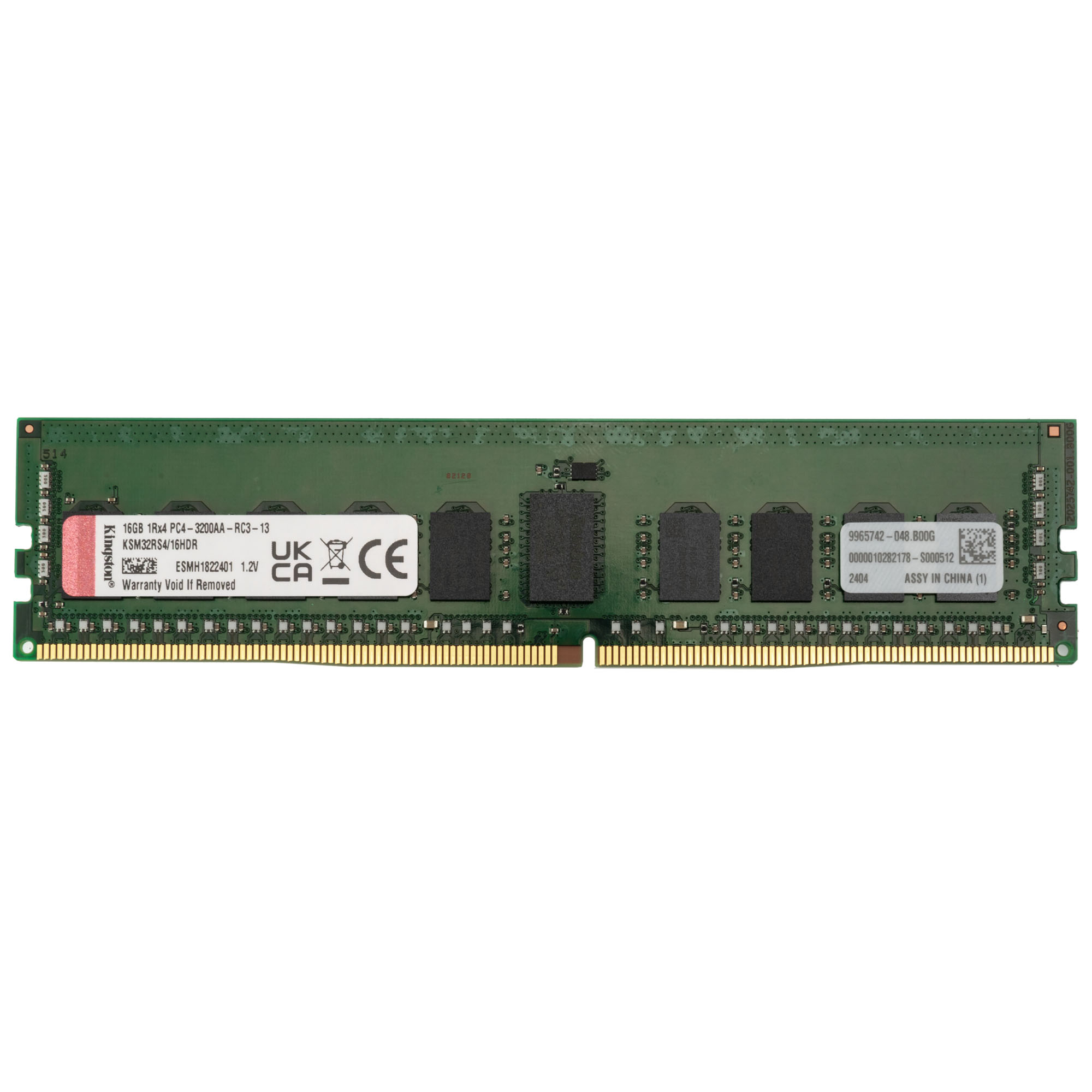 Speicher Kingston 16GB DDR4-3200 (PC4-25600) CL22 ECC