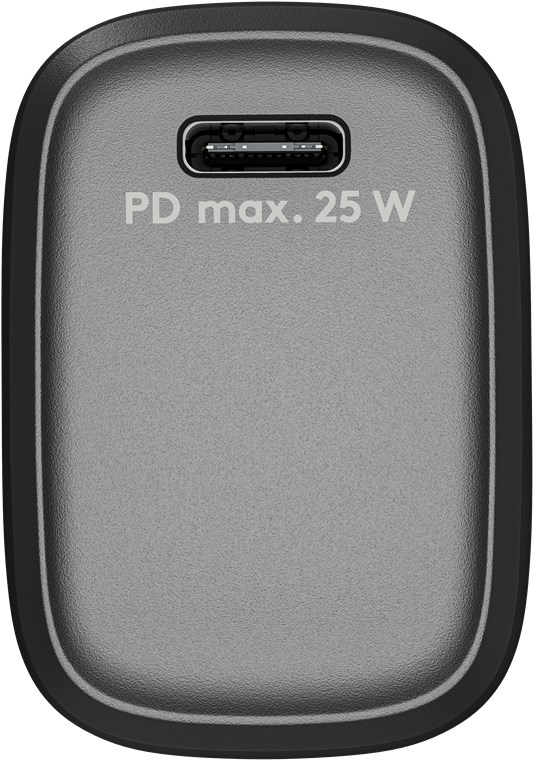 Netzgerät Goobay USB-C schwarz 3,3V-11VDC 25W Power Delivery