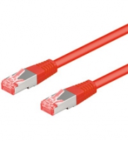 Patchkabel Goobay Cat6A S/FTP 5,0m rot halogenfrei 500MHz