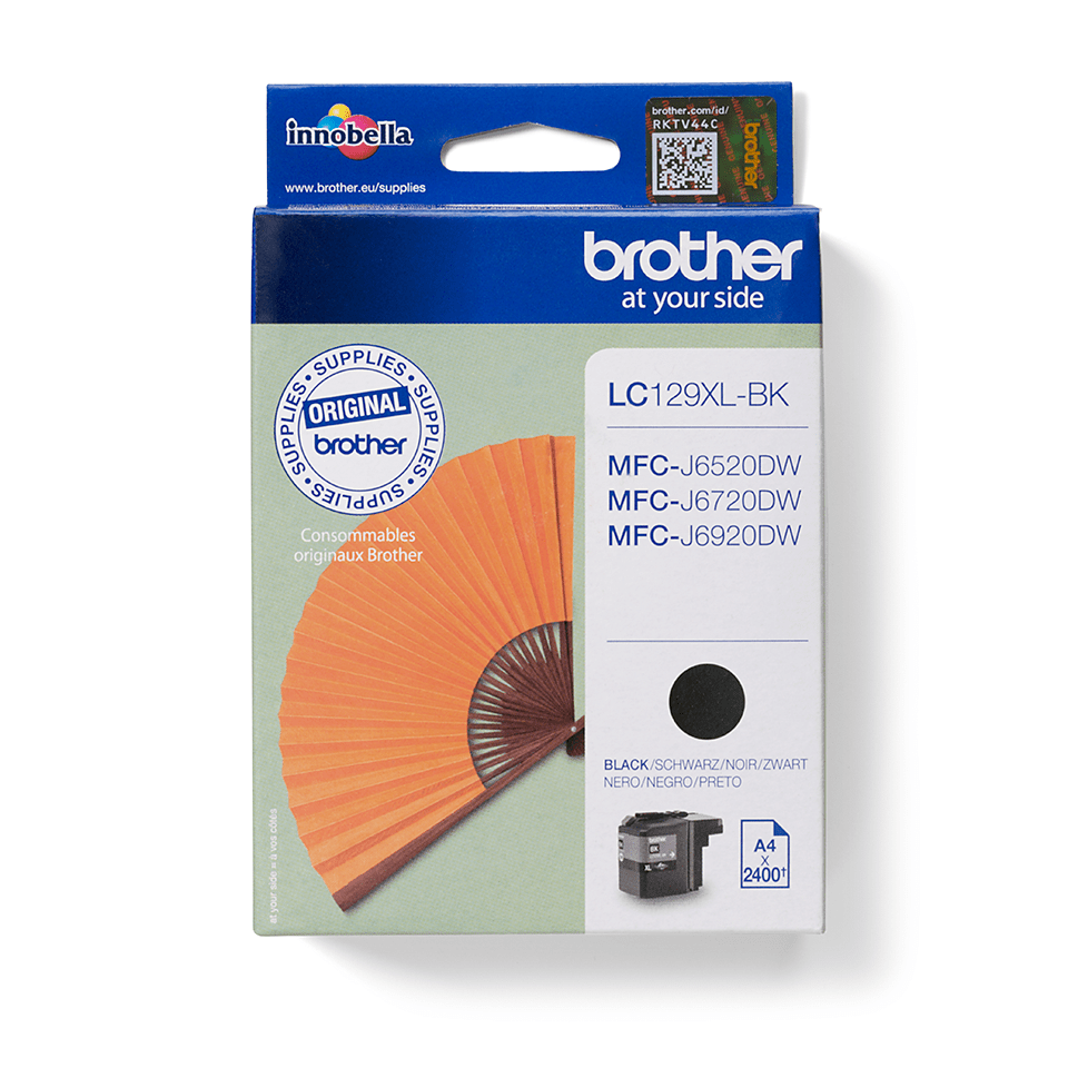 Tinte Brother LC-129XL-BK schwarz