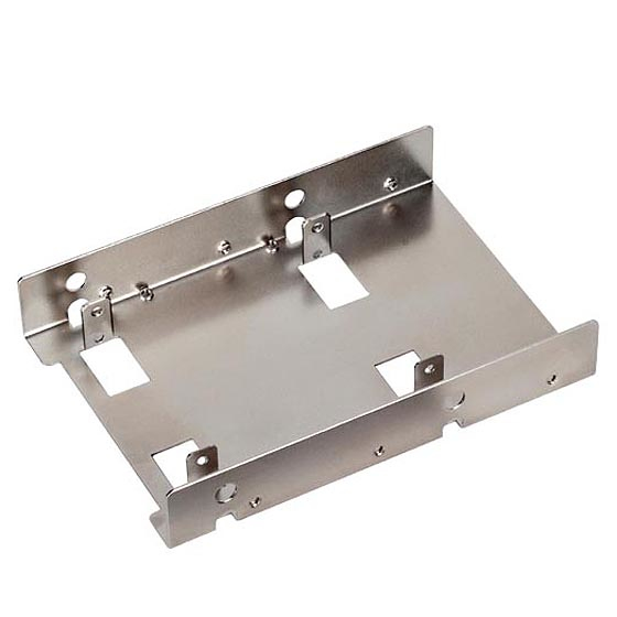 Einbaurahmen SilverStone SSD Einbaukit 2x2,5 in 1x3,5-Zoll