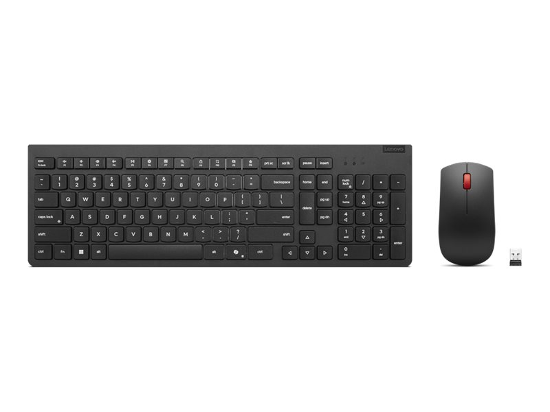 Tastaturset Lenovo Essential Wireless Combo G2 USB schwarz