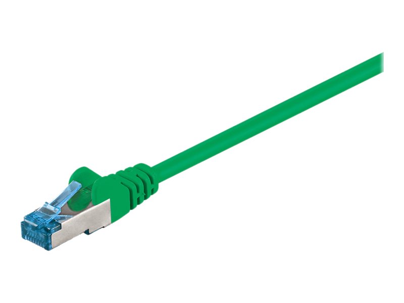 Patchkabel Goobay Cat6A S/FTP 3,0m grün halogenfrei 500MHz