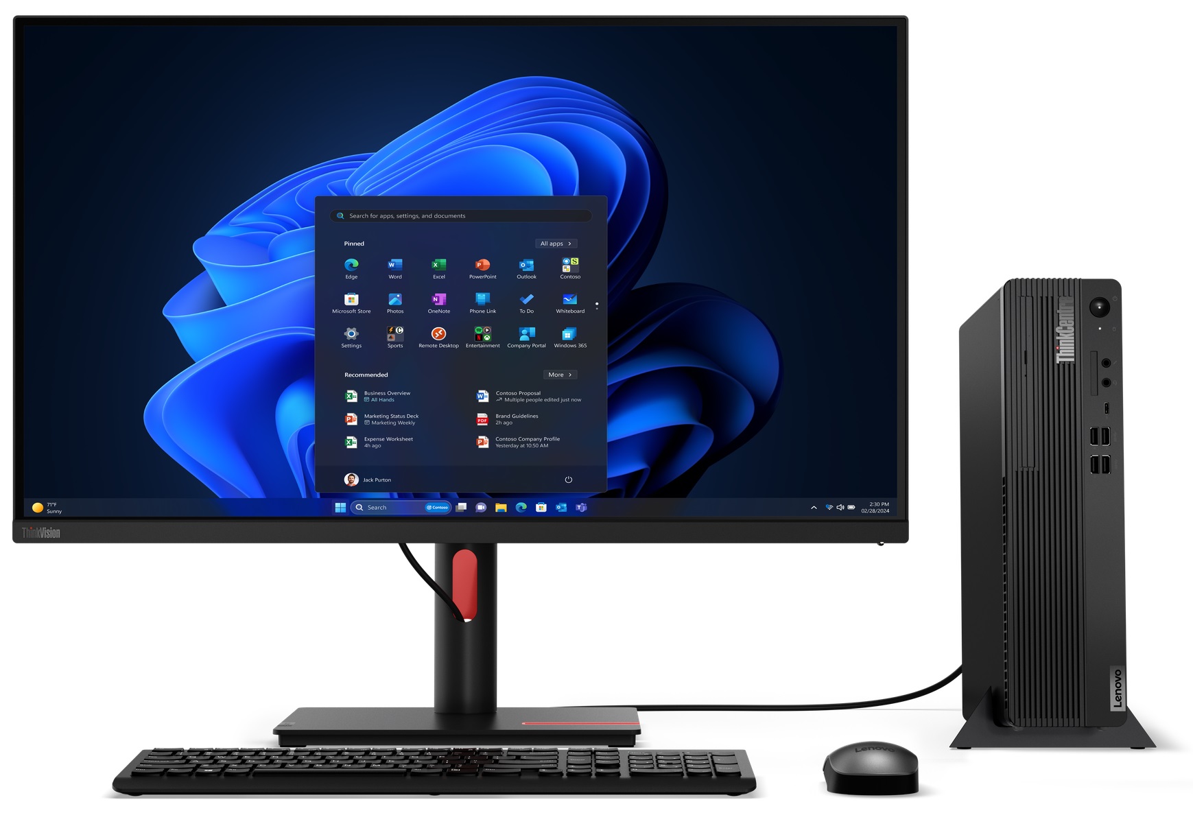 PC-System Lenovo ThinkCentre M70s G5 SFF i7-13700 2,10GHz