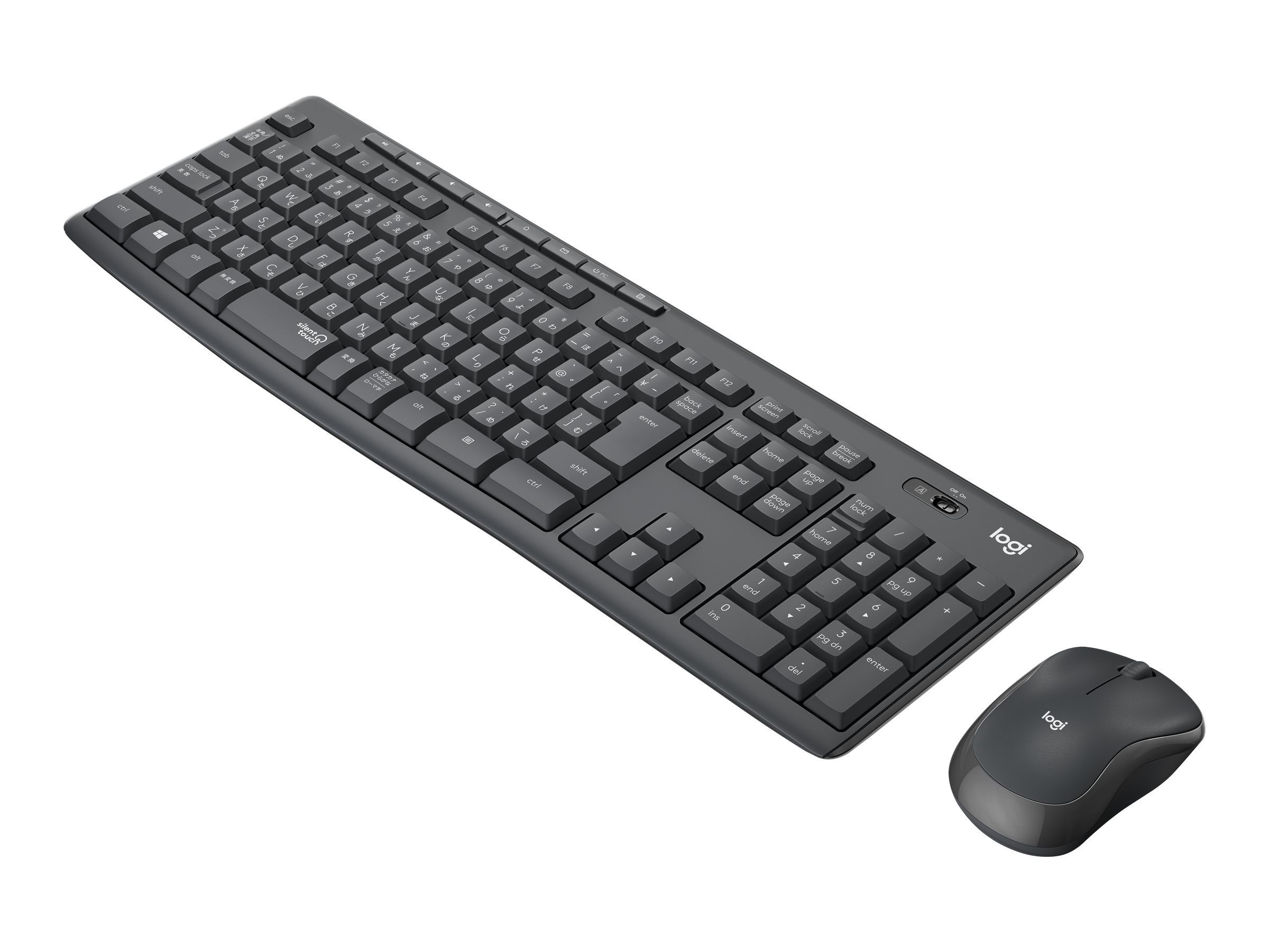 Tastaturset Logitech Wireless Combo MK295 Silent USB schwarz
