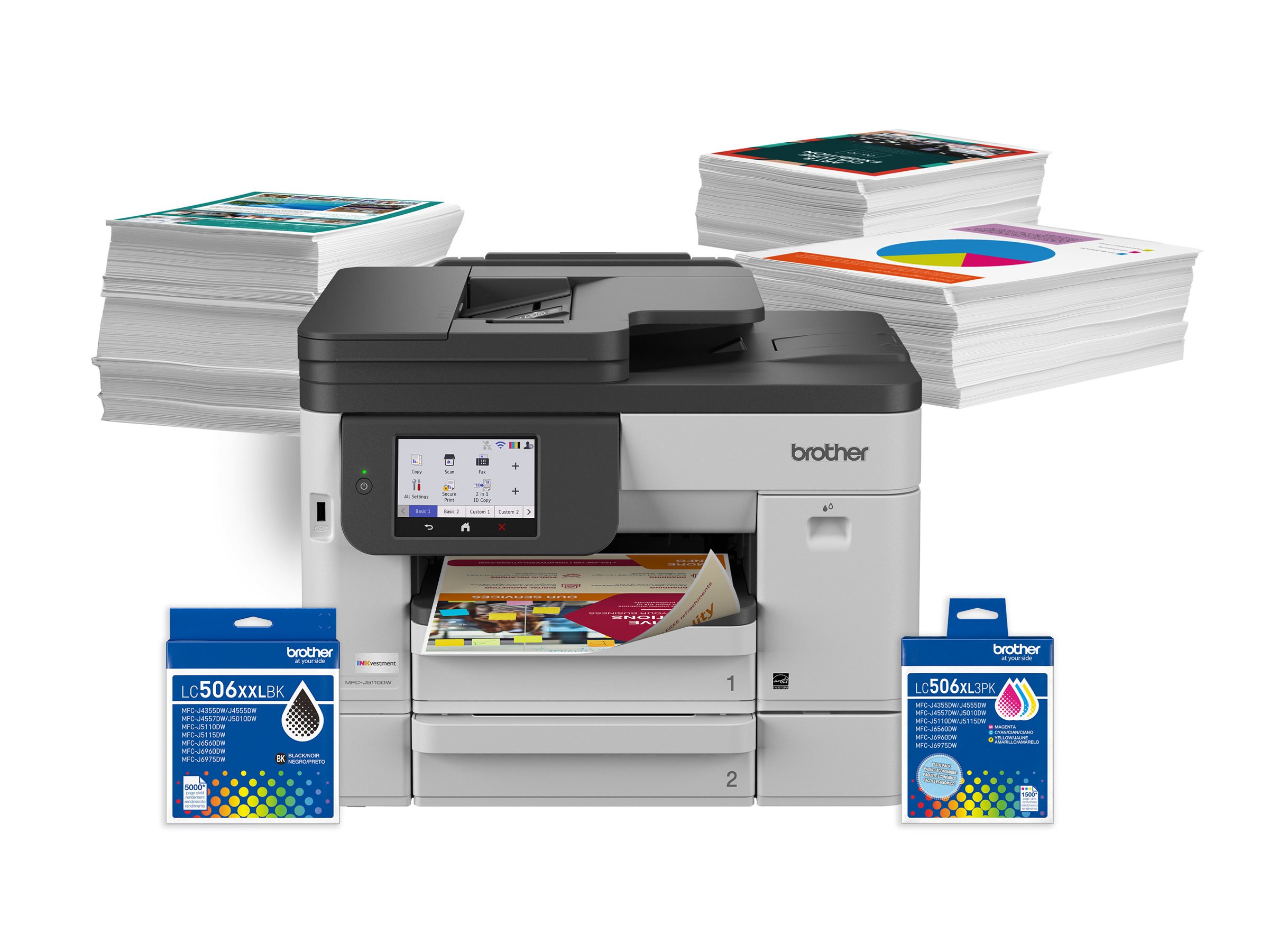 Drucker Brother MFC-J5110DW A4 Tinte 4800dpi USB/LAN