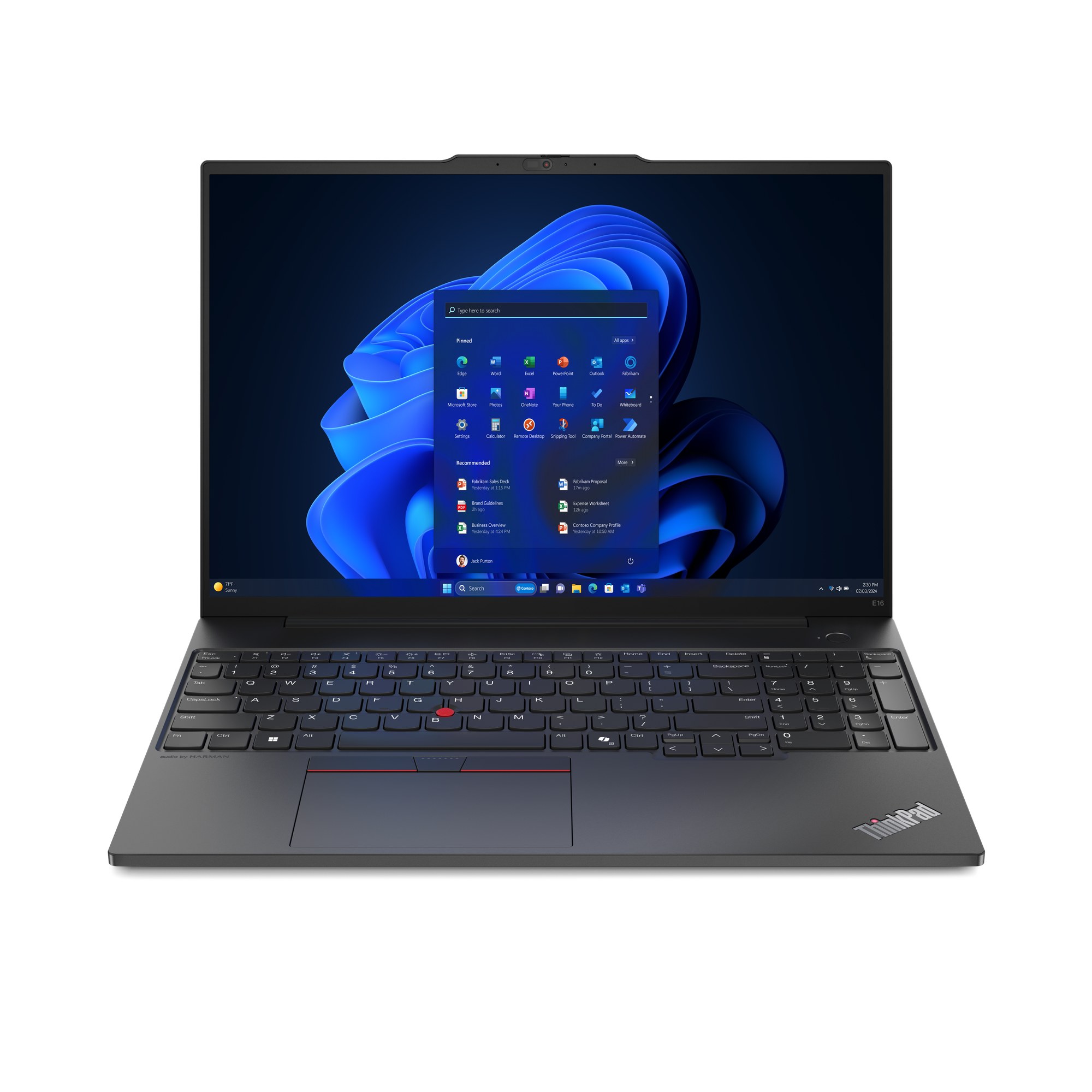CAMPUS-Book Lenovo ThinkPadE16 G2 AMD Ryzen 5 7535HS 3,30GHz