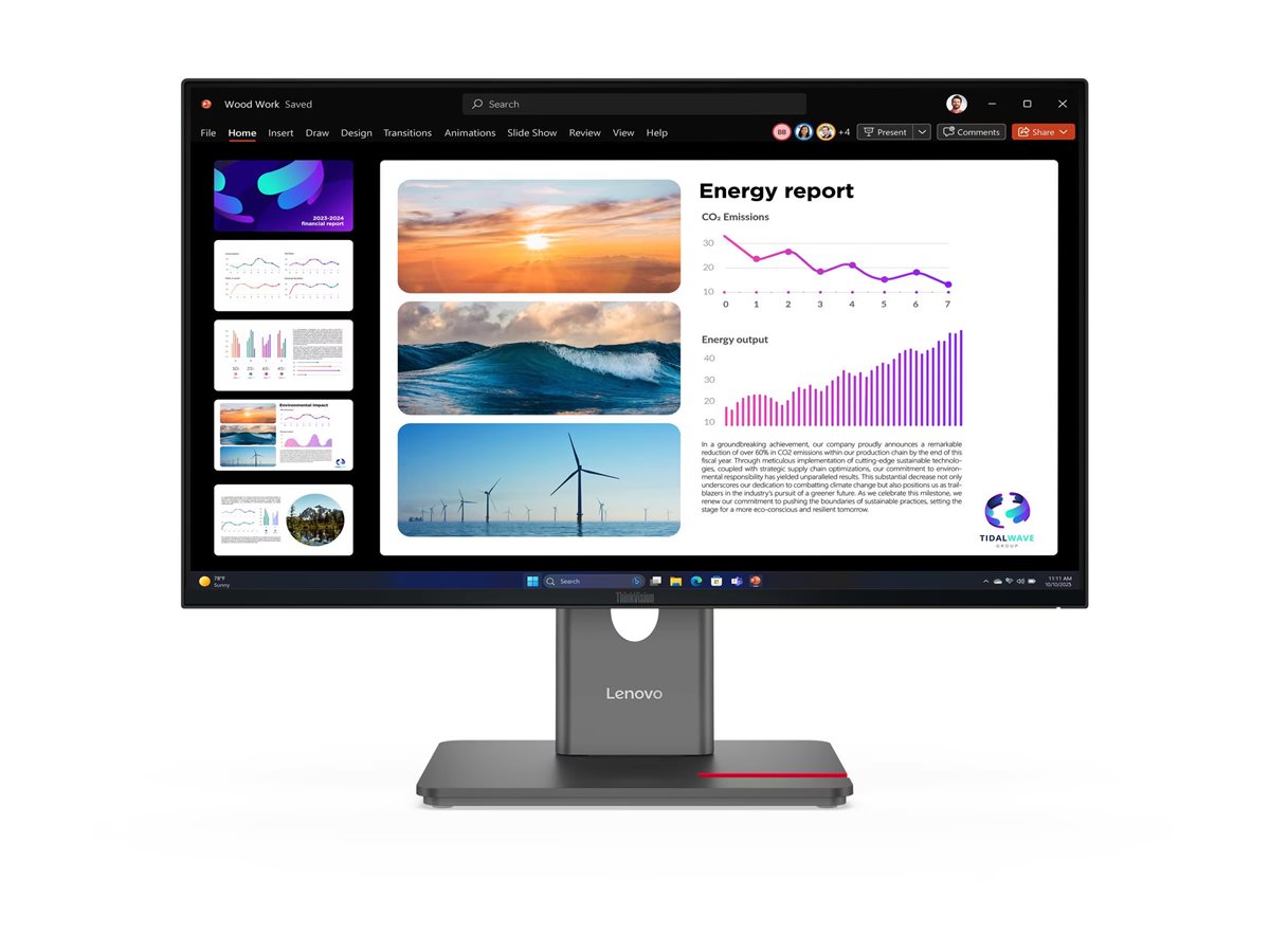 TFT-Monitor Lenovo ThinkVision P24Q-40 27-Zoll QHD