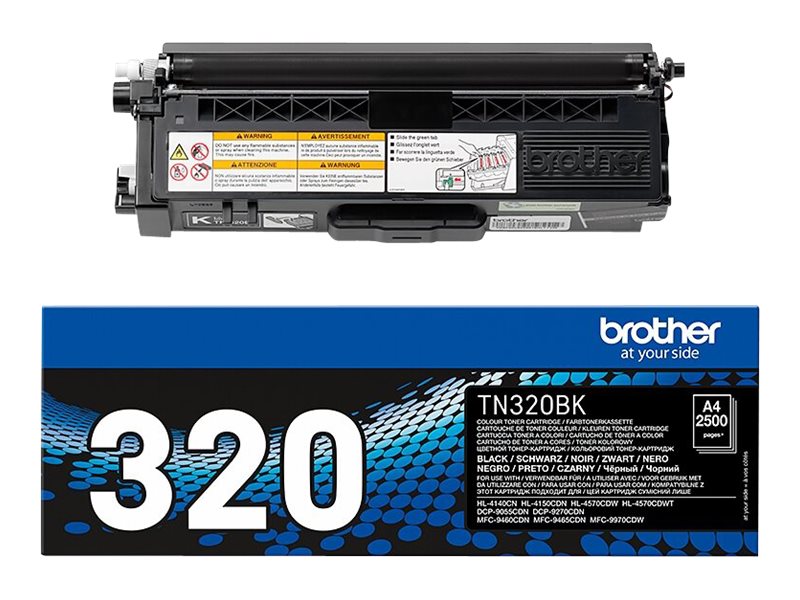 Toner Brother TN-320BK schwarz (2.500 Seiten n.ISO/IEC 19752)