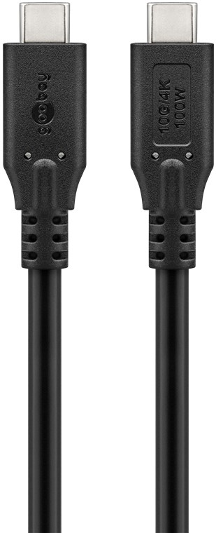 USB-Kabel Goobay USB3.2 Type-C m/m 1,0m 100W 10GBit/s