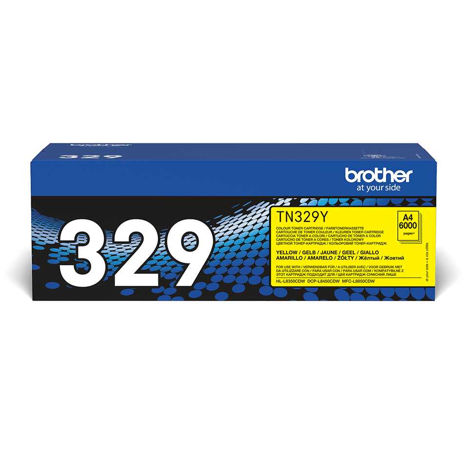 Toner Brother TN-329Y gelb (6.000 Seiten n.ISO/IEC 19798)