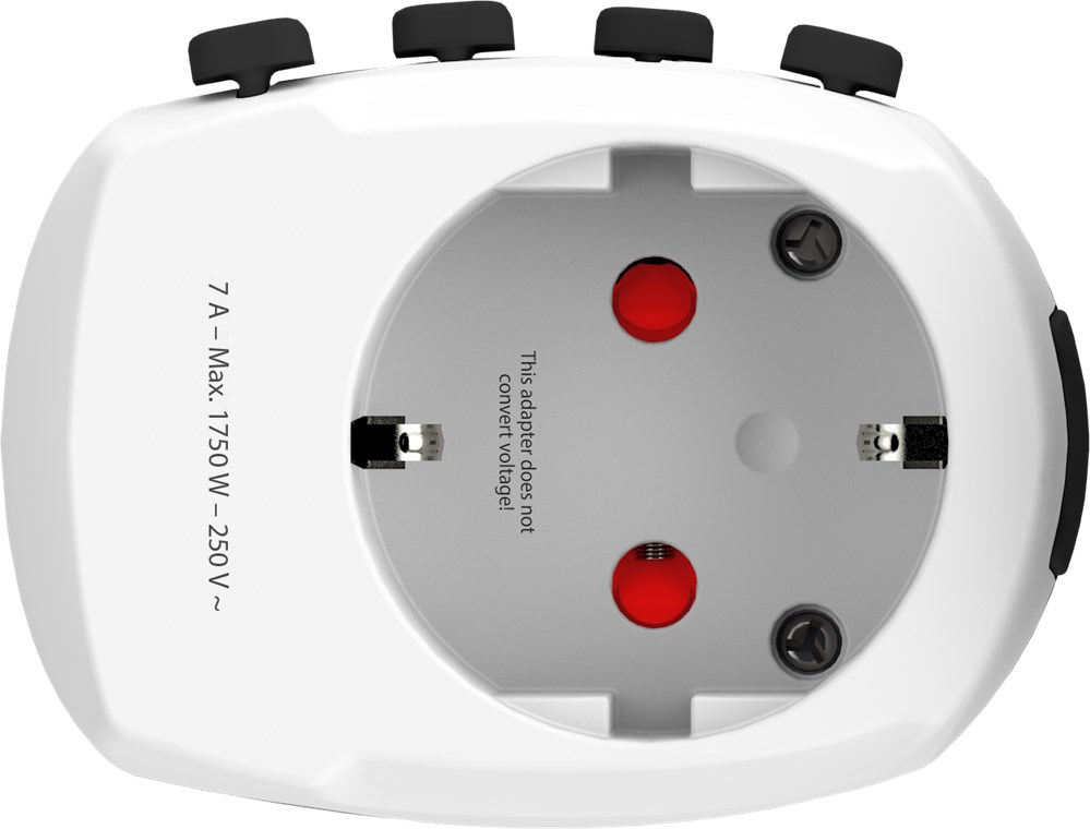 Reisestecker SKROSS Schutzko World Adapter PRO - World