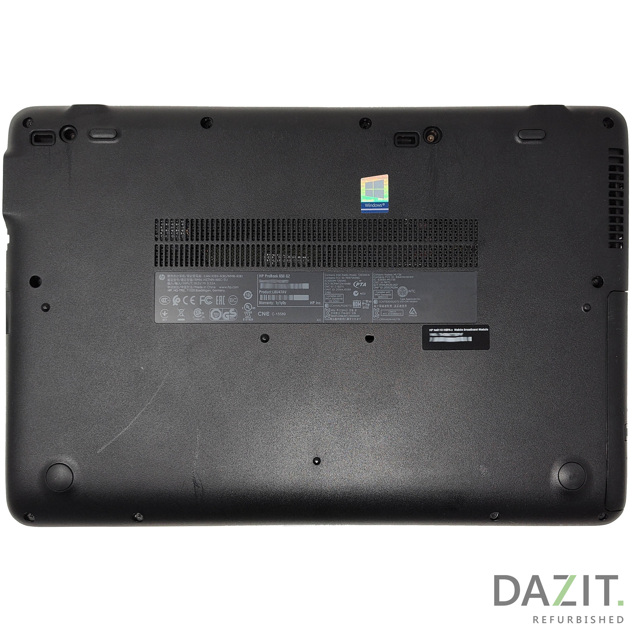 Notebook HP ProBook 650 G2 Core i5-6200U refurb.A