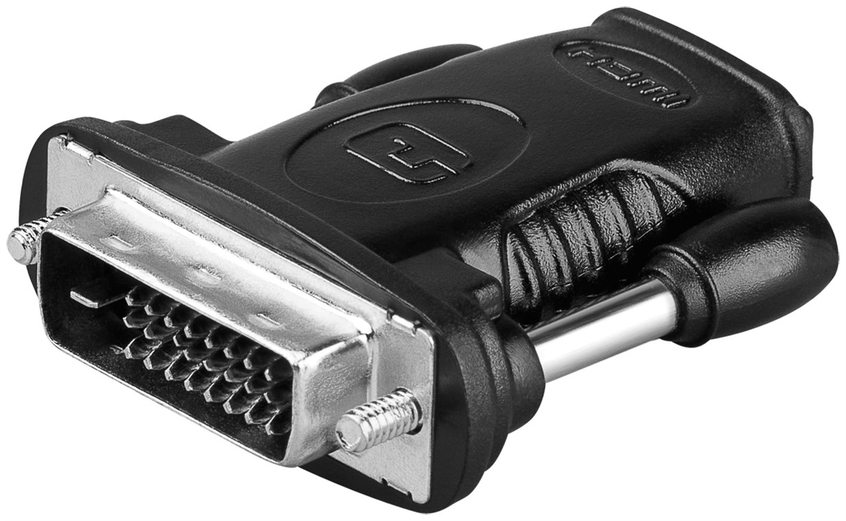 Adapter Goobay DVI24+1-m/HDMI-A-f