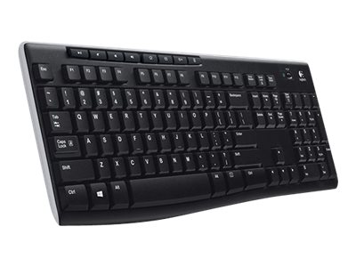 Tastatur Logitech Wireless Keyboard K270 USB