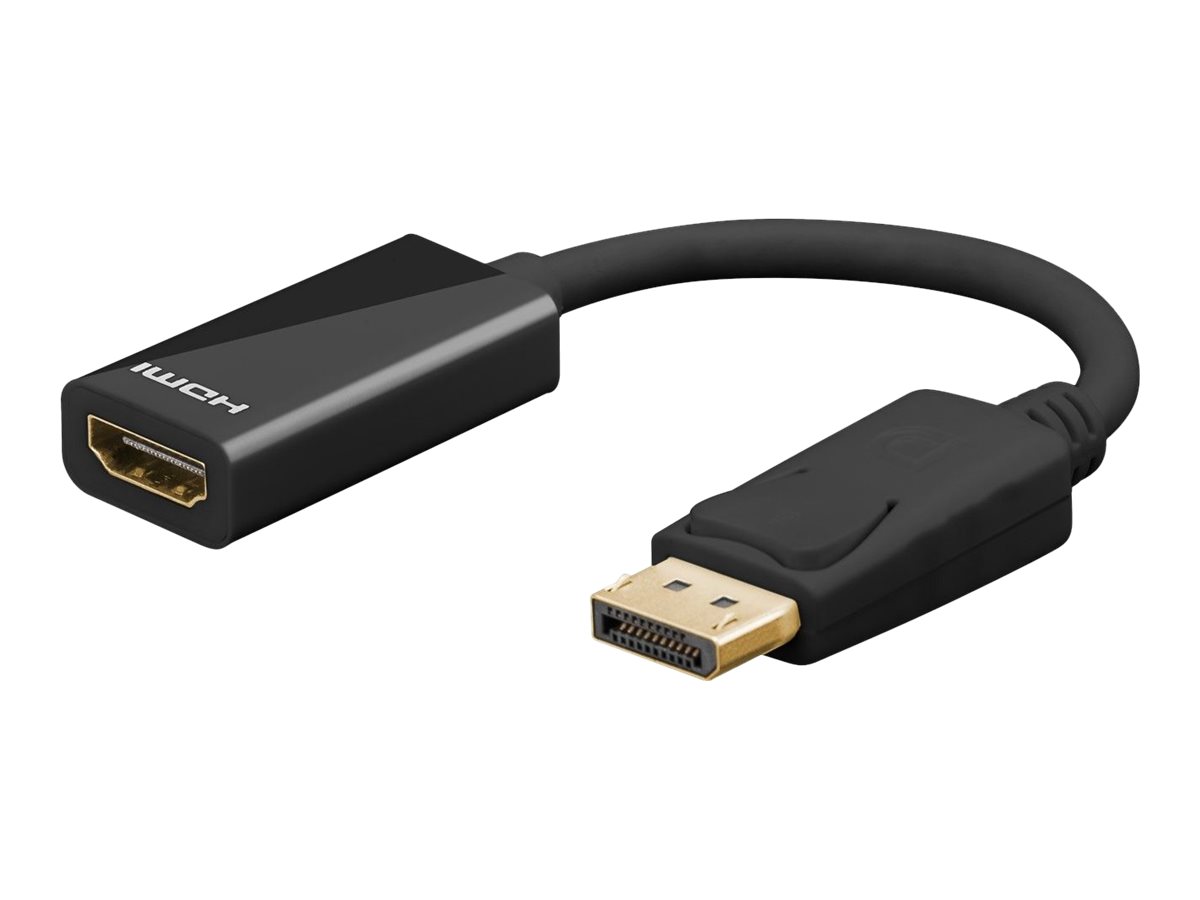 Adapter Goobay DisplayPort DP-m/HDMI-A-f 10cm 4K/30Hz