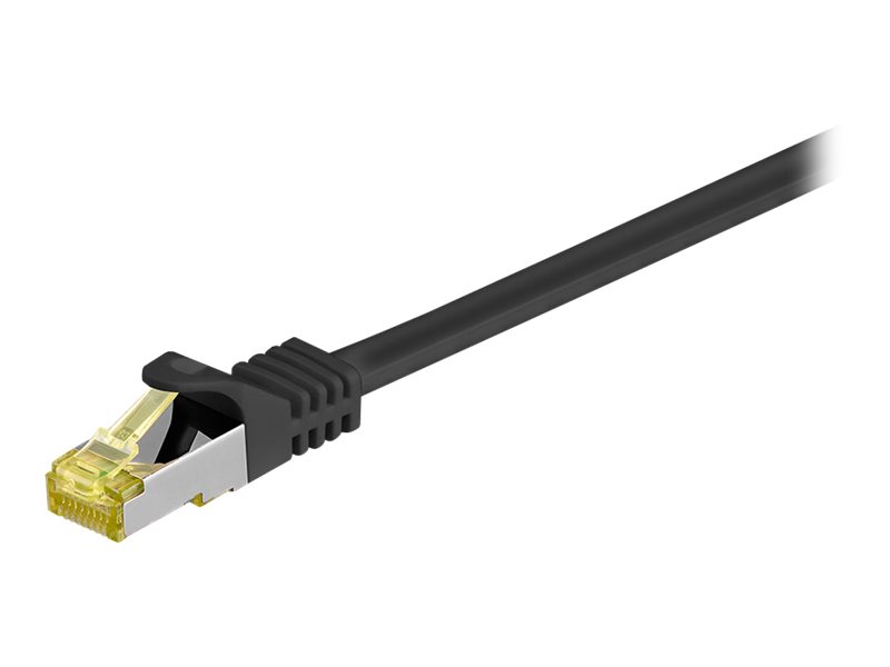 Patchkabel Goobay Cat6A S/FTP 25m schw. halogenfrei 500MHz