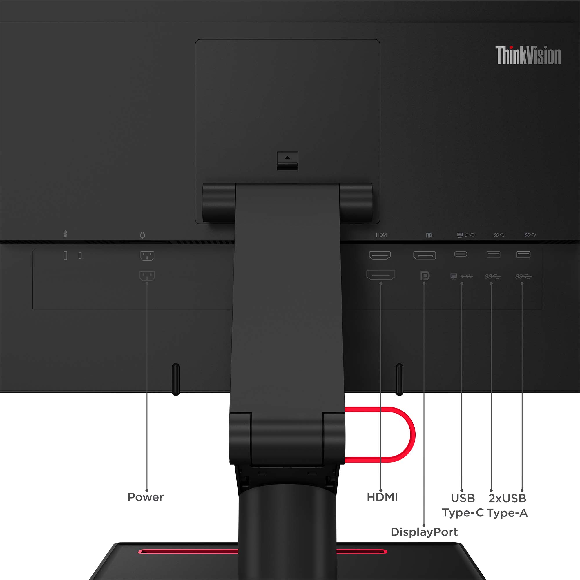 TFT-Monitor Lenovo ThinkVision T24t-20 60,6cm(24-Zoll)FHD Tou