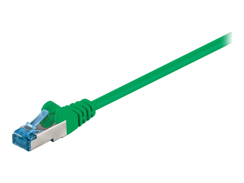 Patchkabel Goobay Cat6A S/FTP 10m grün halogenfrei 500MHz