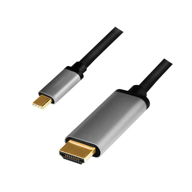 HDMI-Kabel LogiLink USB-Type-C-m/HDMI-m 1,8m