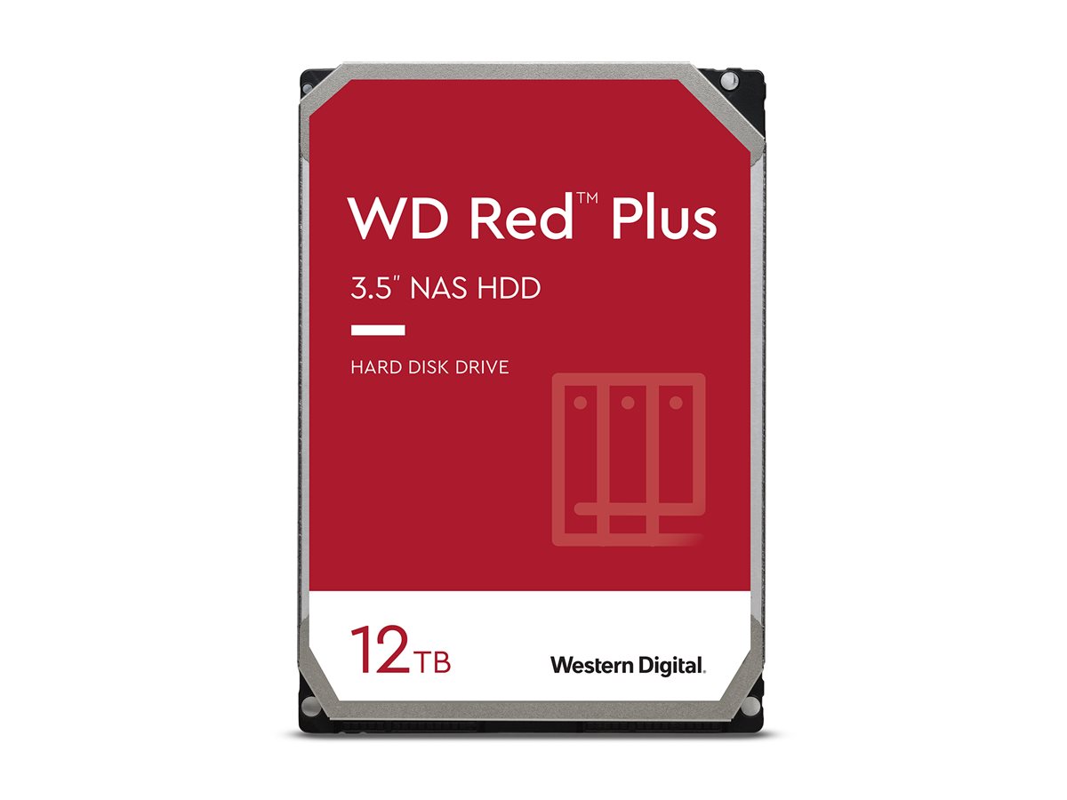 Festplatte WD Red Plus 3,5-Zoll SATA 12TB