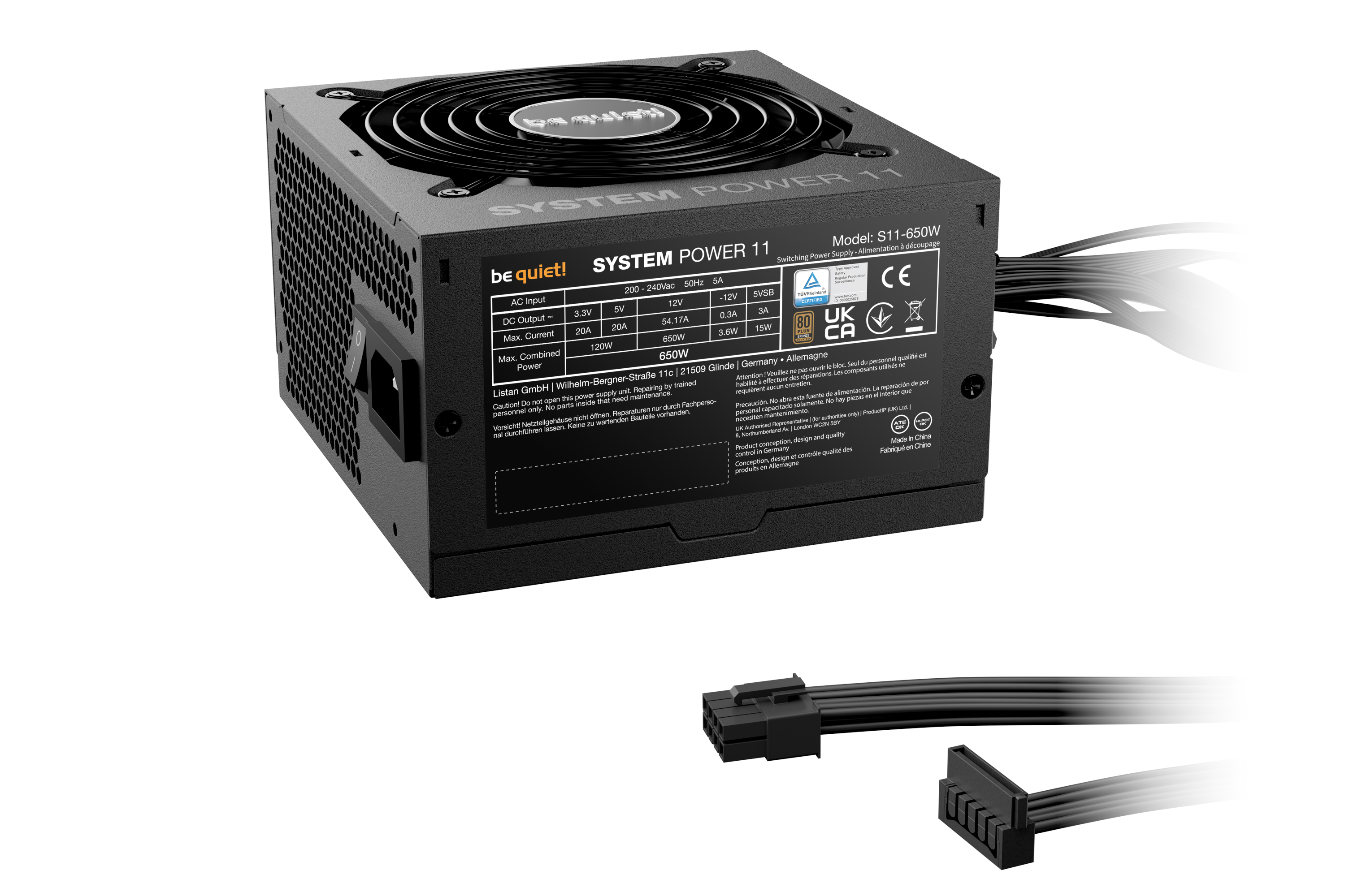 ATX-Netzteil BeQuiet System Power 11 650Watt