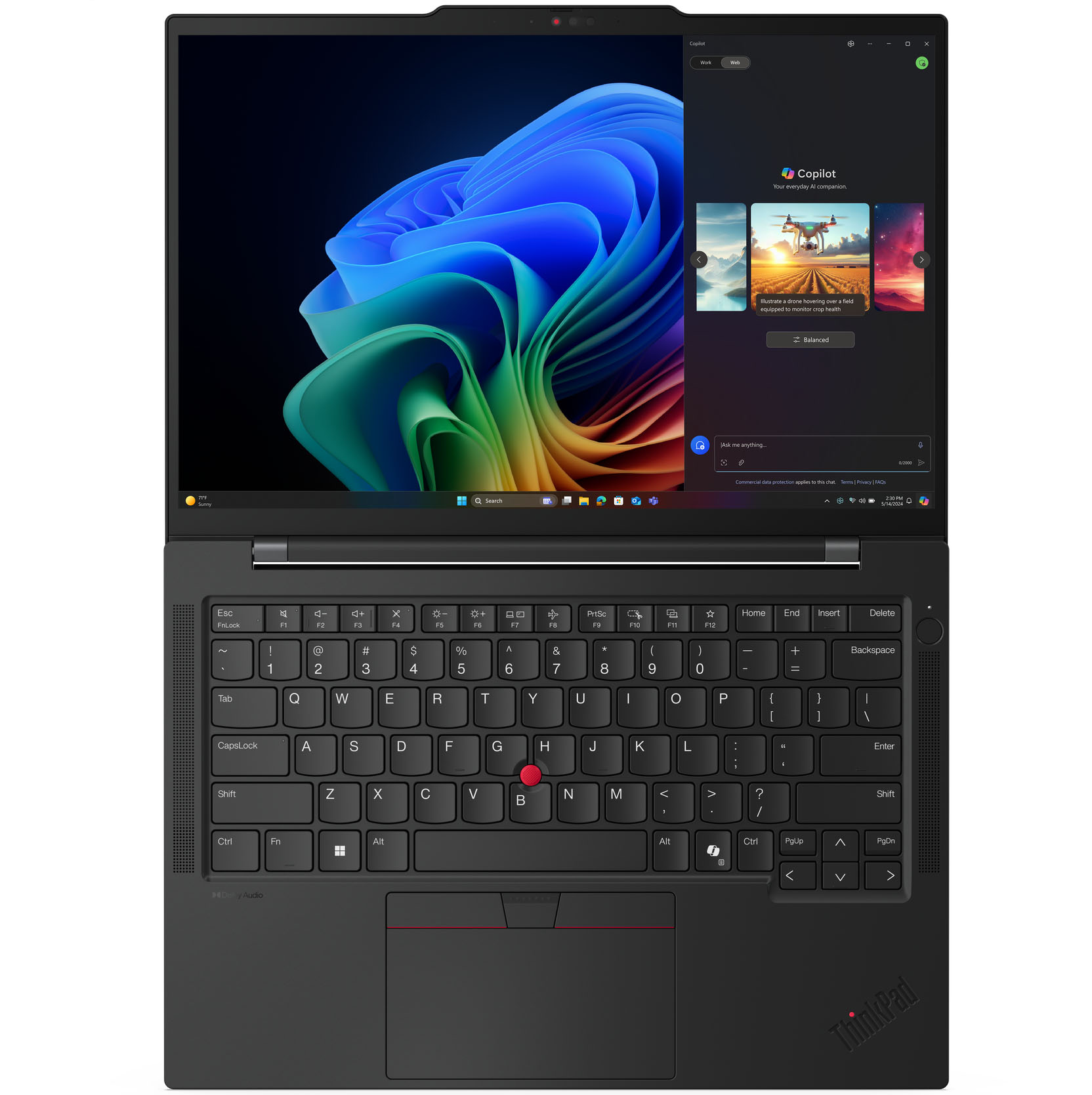 Notebook Lenovo ThinkPad T14s G6 AMD Ryzen AI 7 PRO 360