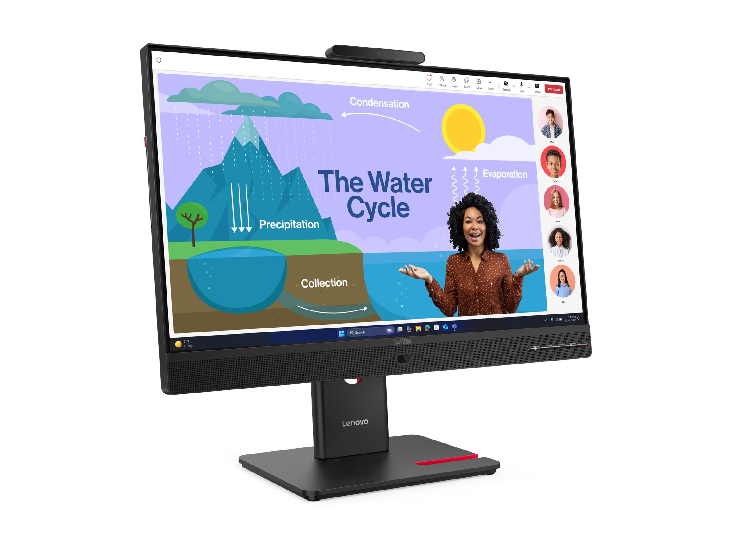 TFT-Monitor Lenovo ThinkVision T24D-4v 60,45cm 23,8-Zoll FHD