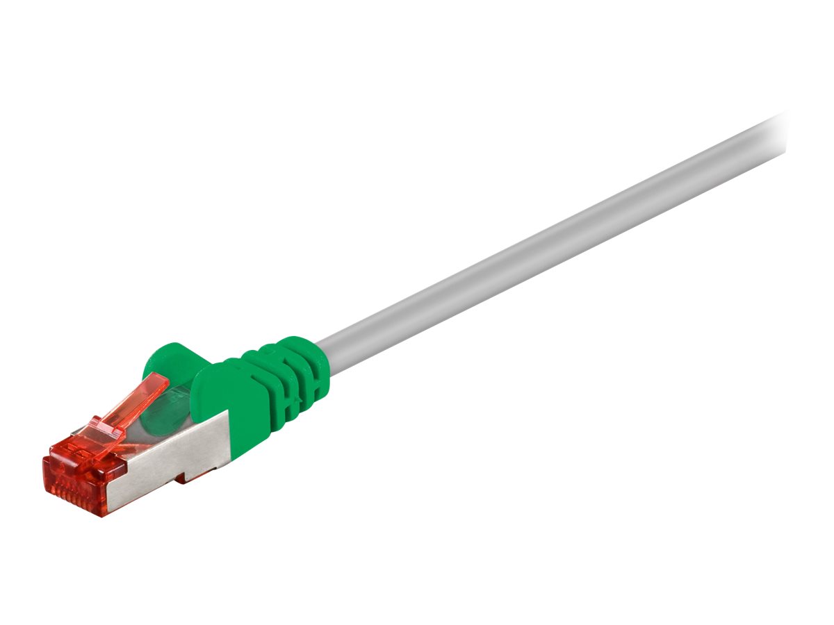 Patchkabel Goobay Cat6 S/FTP 2,0m gedreht grau crossover