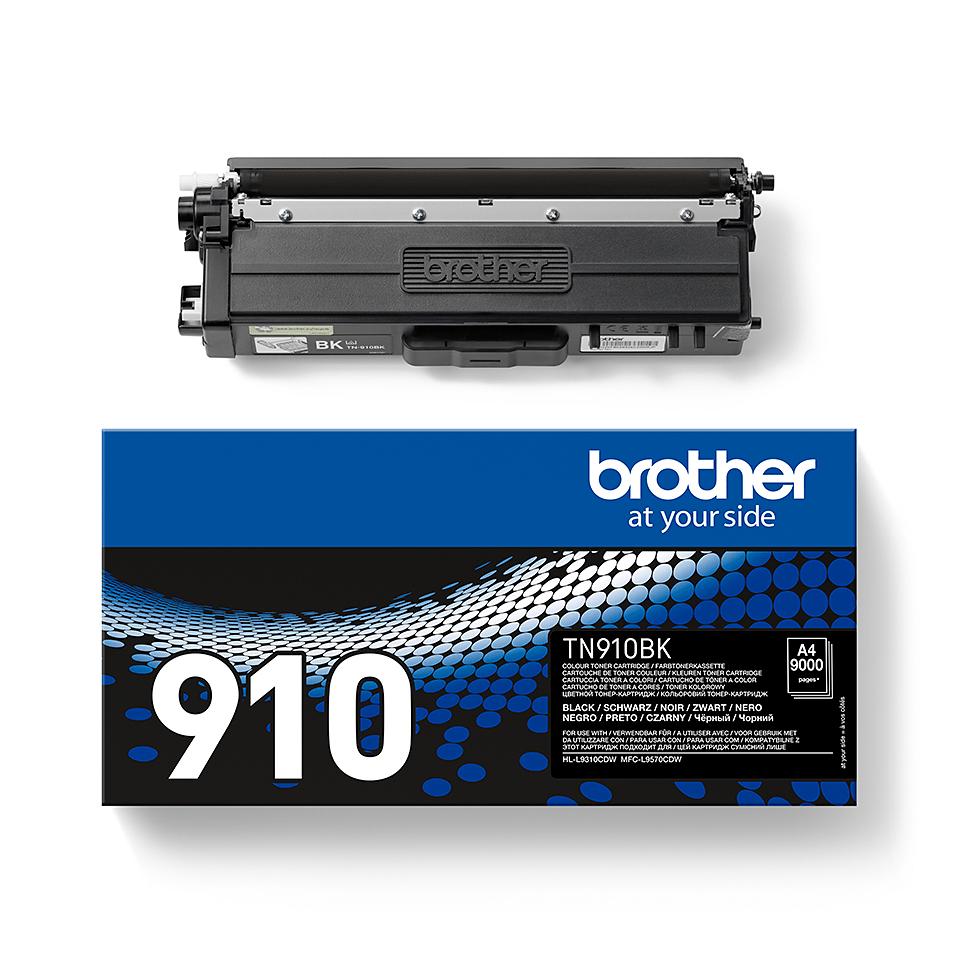 Toner Brother TN-910BK schwarz (9.000 Seiten n.ISO/IEC 19798)