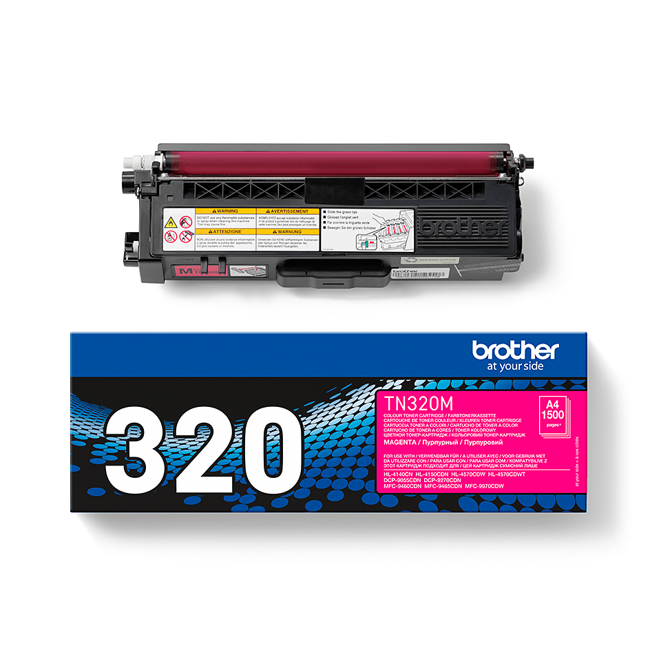 Toner Brother TN-320M magenta (1.500 Seiten n.ISO/IEC 19752)