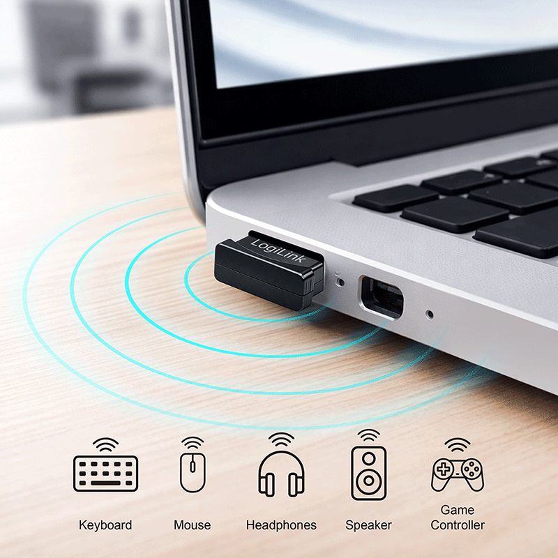 Bluetooth-Adapter LogiLink BT6.0 EDR BLE USB