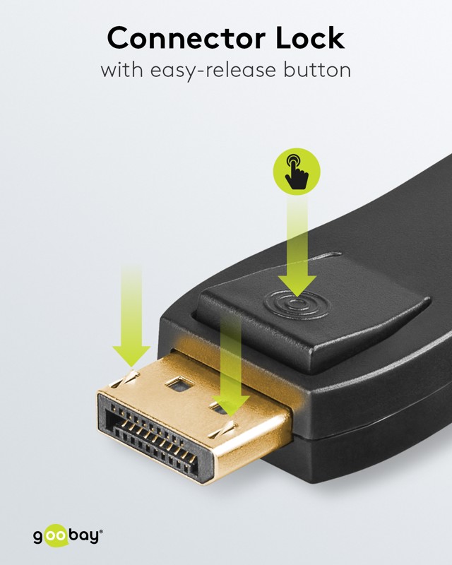 Adapter Goobay DisplayPort DP-m/HDMI-A-f FHD/WUXGA