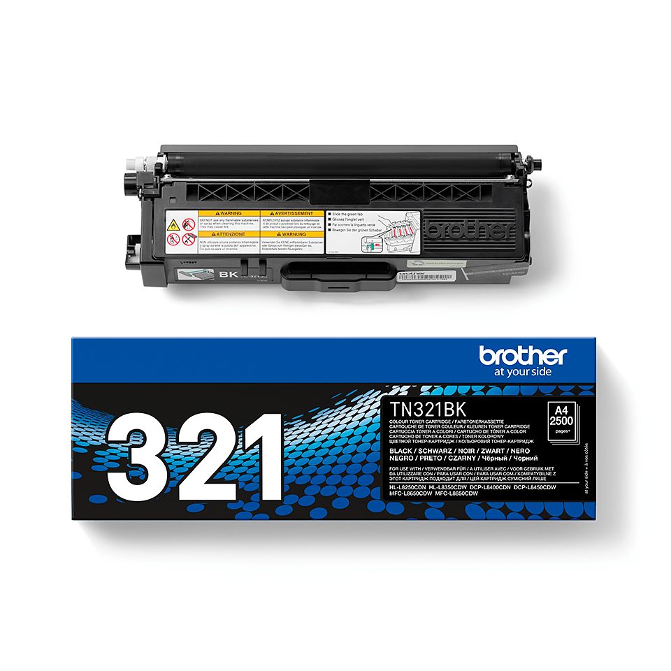 Toner Brother TN-321BK schwarz (2.500 Seiten n.ISO/IEC 19752)