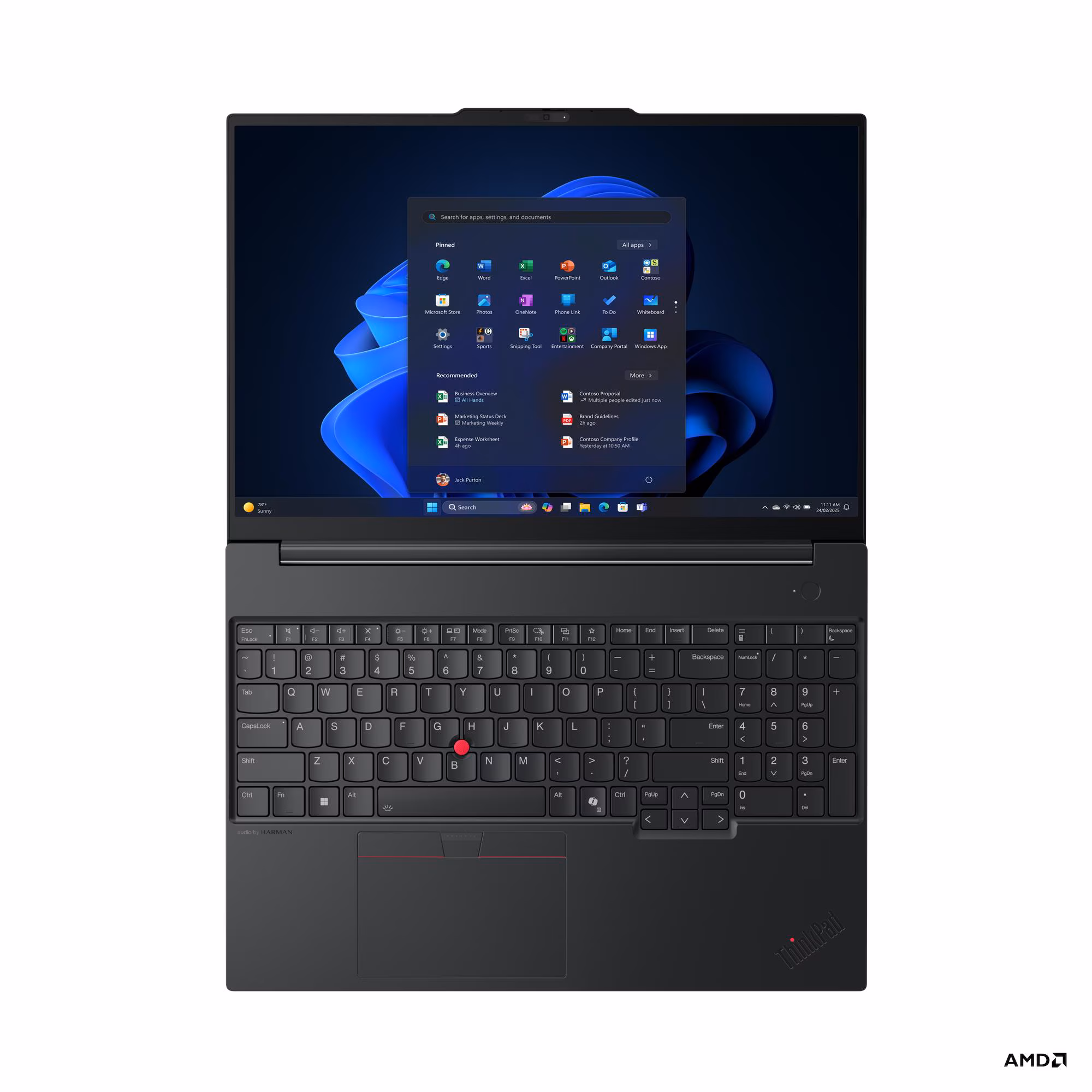 Notebook Lenovo ThinkPad E16 G4 AMD Ryzen AI 7 445