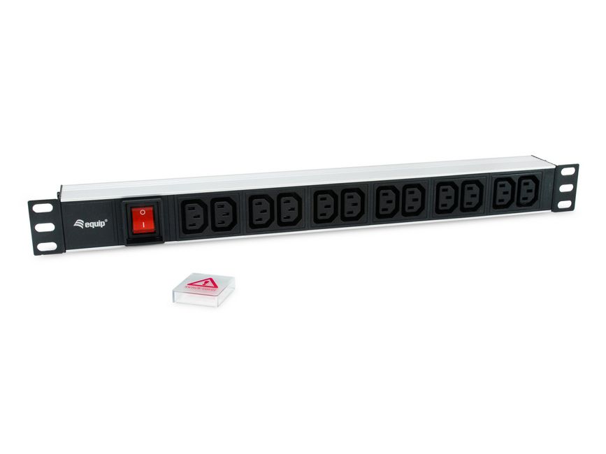 PDU-Steckdosenleiste Equip 19-Zoll 12xC13 Kaltgerätebuchs