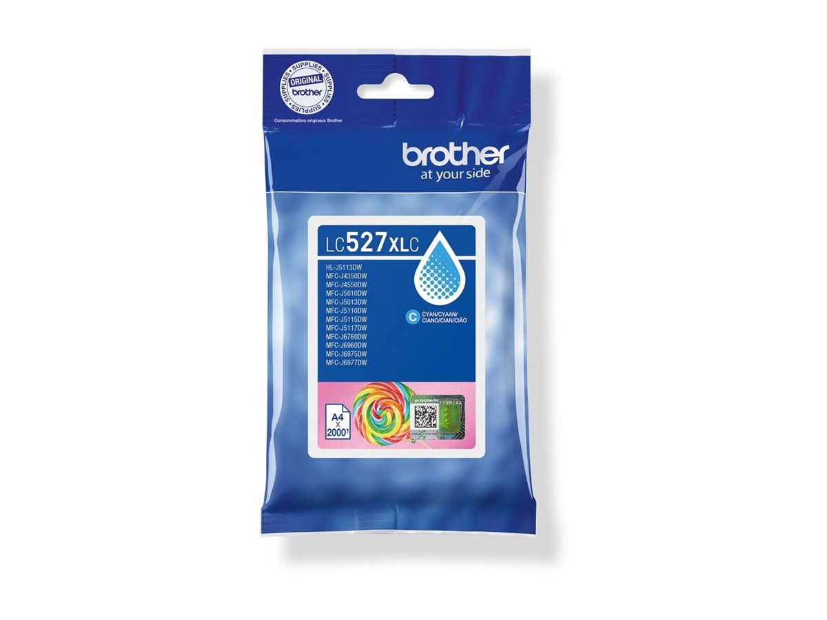 Tinte Brother LC-527XL-C cyan